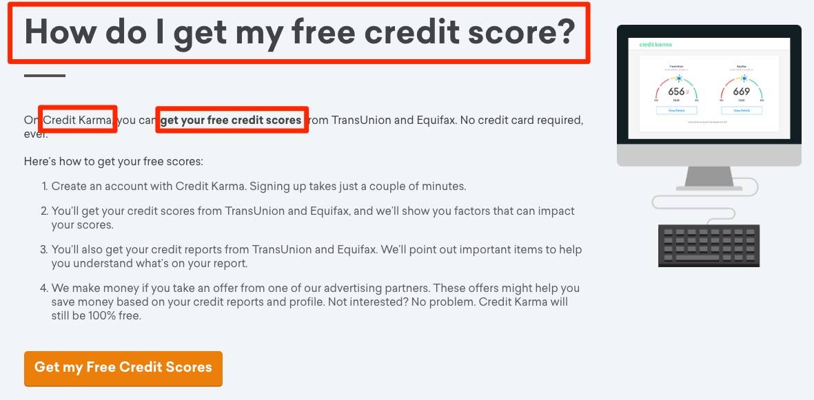 Reporte gratis de CreditKarma