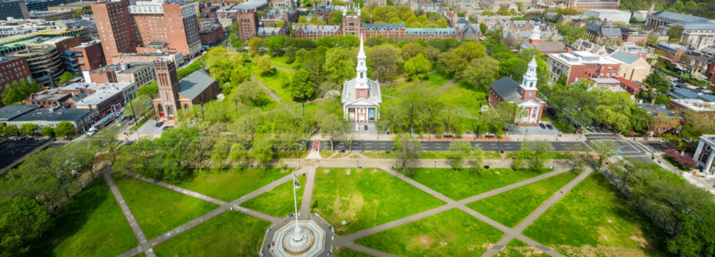 Vista aérea del New Haven Park